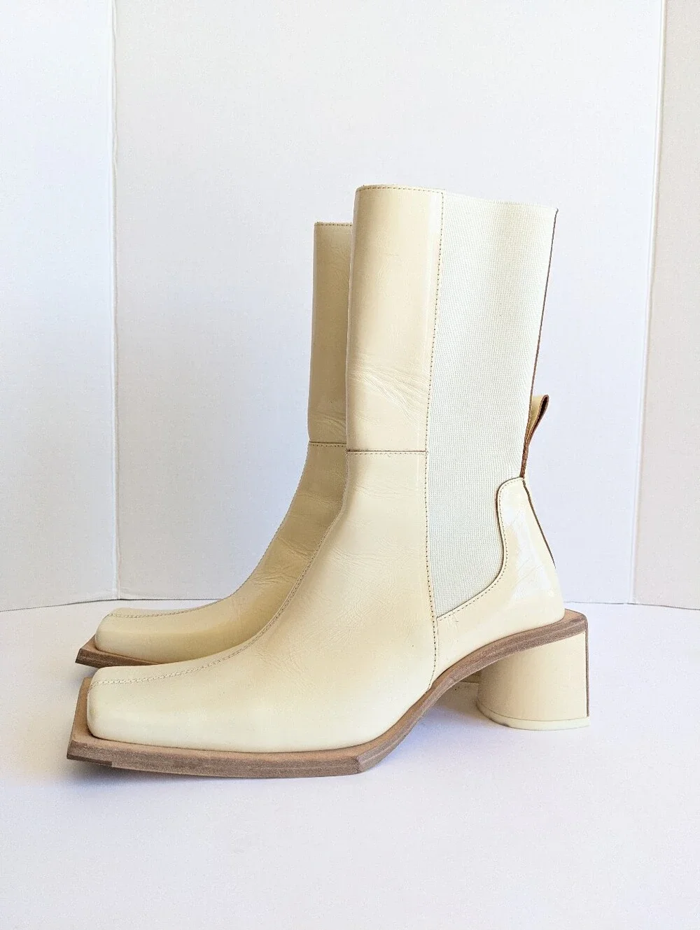 Miista Off-White Minnie Boots 38